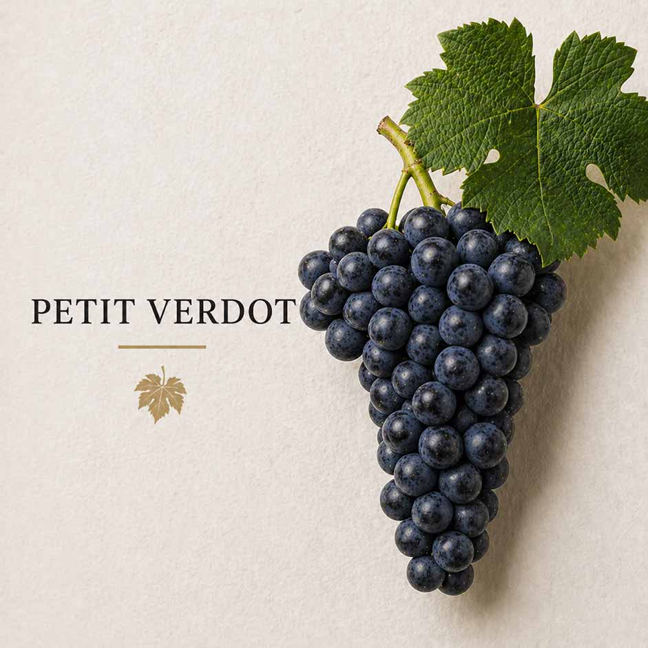 hrozen vína Petit Verdot