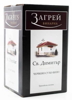 Zagreus Cabernet Sauvignon Bag in Box 10 l – bulharské červené víno