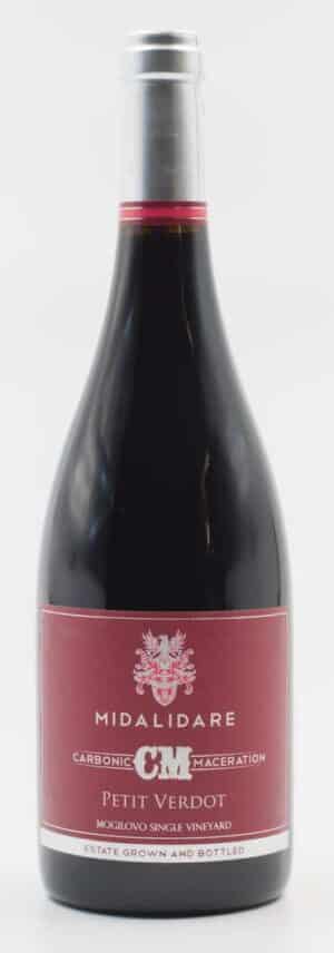Midalidare Carbonic Maceration Petit Verdot - celá láhev bulharského červeného vína