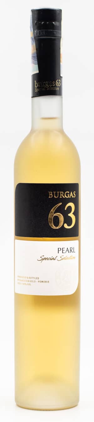 Láhev bulharské rakije Burgas 63 Pearl