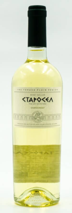 Bulharska vína bíle Starosel Chardonnay