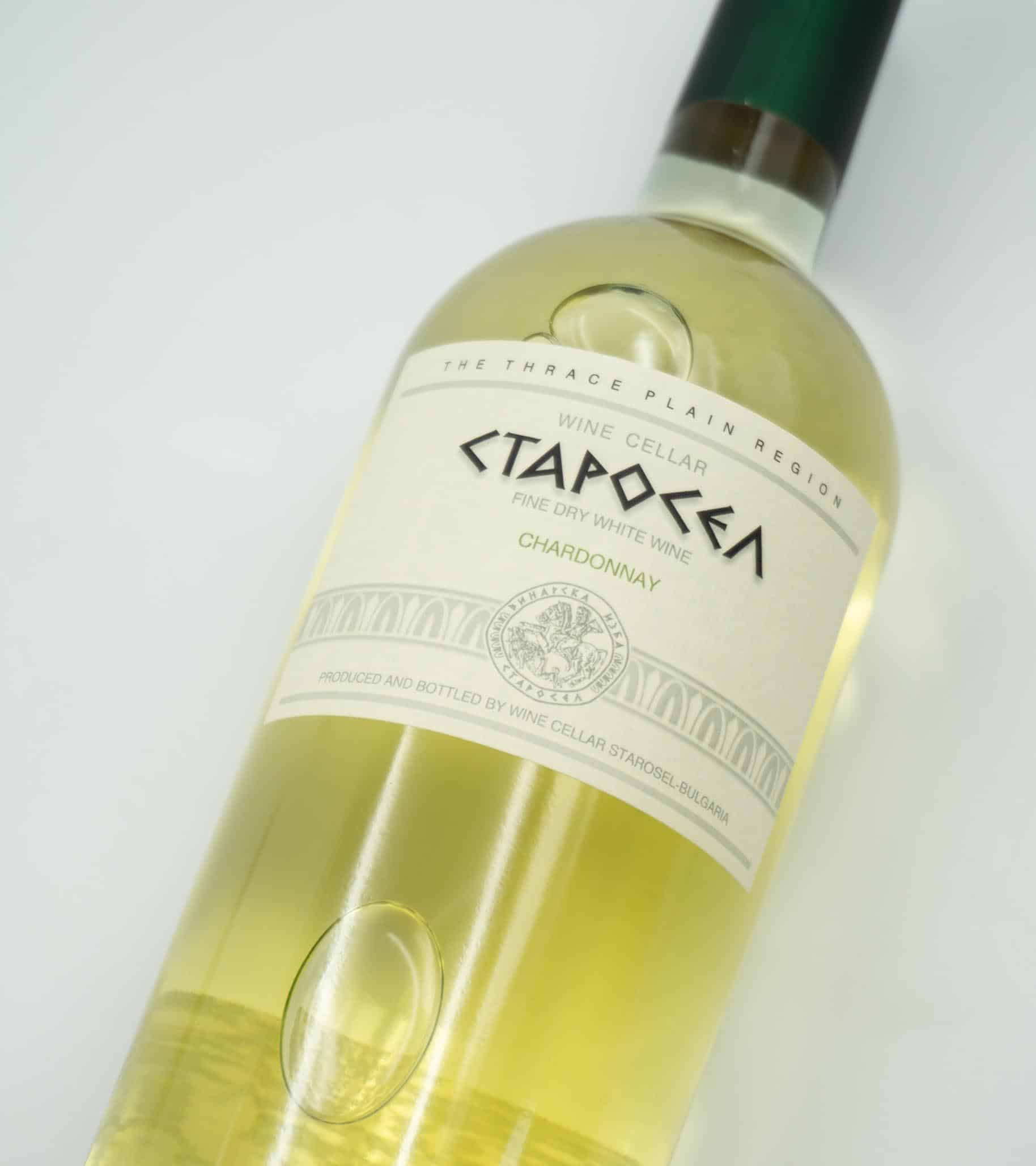 Bulharske víno Chardonnay Starosel Winery