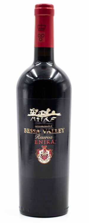 Domaine Bessa Valley Enira Reserva Magnum - Sklenice červeného vína s klíčovými slovy bulharská vína