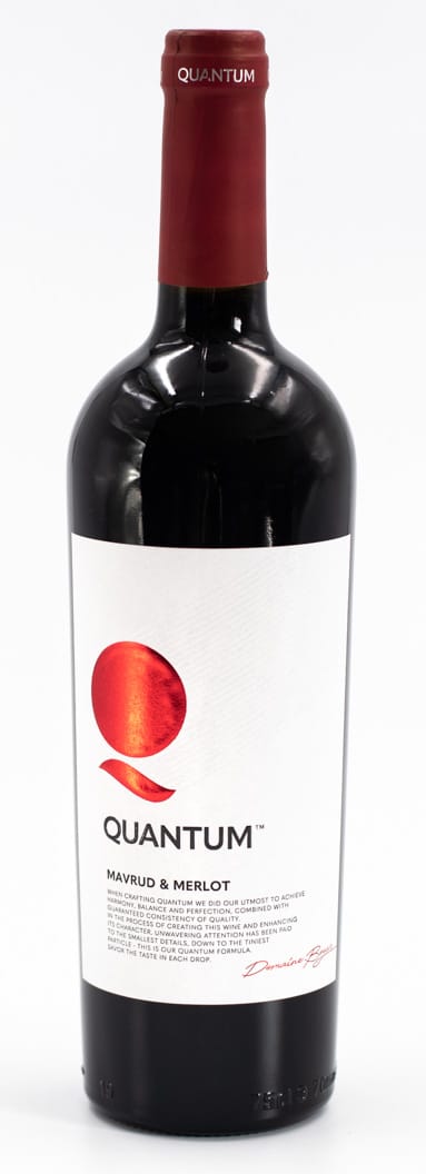Quantum Mavrud a Merlot bulharské víno červené suché prowine