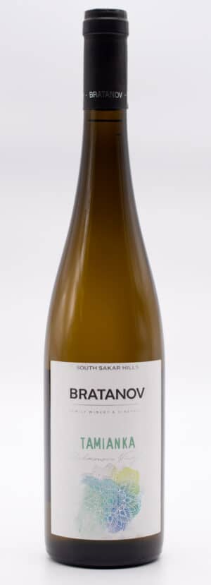 Bulharské víno bíle Tamianka Bratanov