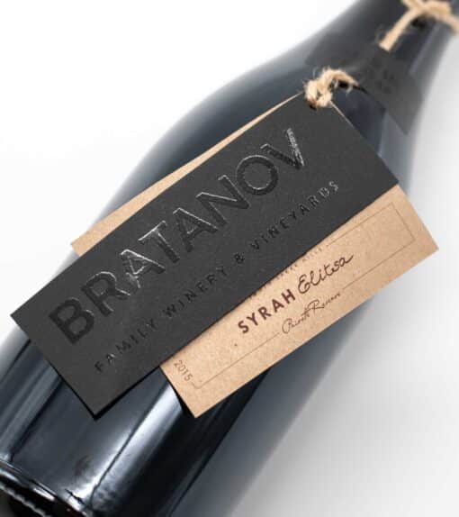 Bulharská vína detail Syrah Elitse