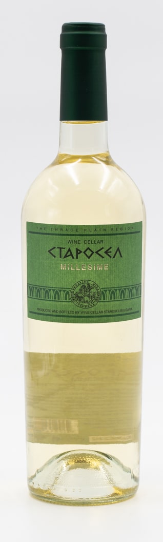 Bílá bulharská vína ze série Millesime vinařství Starosel