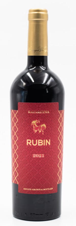 Ocěnované bulharské víno Rubin z vinařství Katarzyna Estate