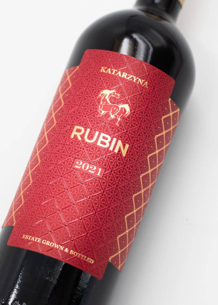 Bulharské víno Katarzyna Estate Rubin