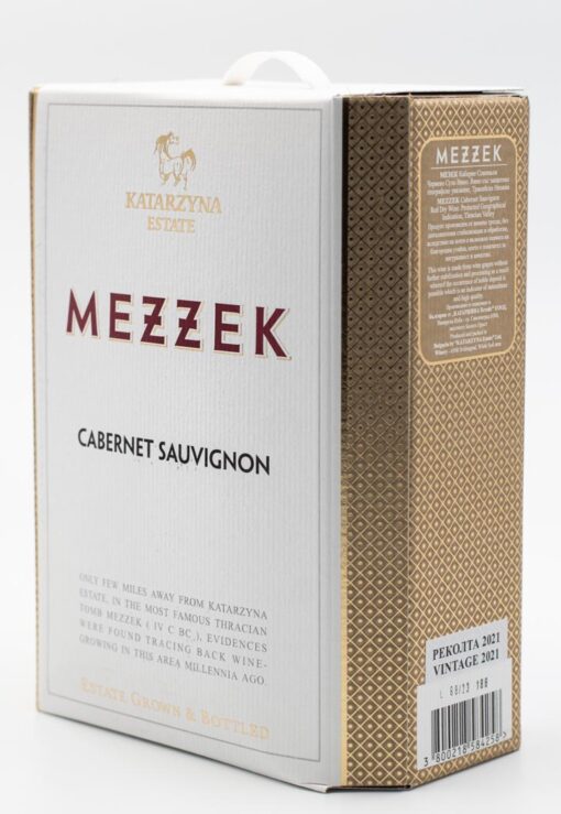 Bulharské víno červené Mezzek Cabernet Sauvignon 3l