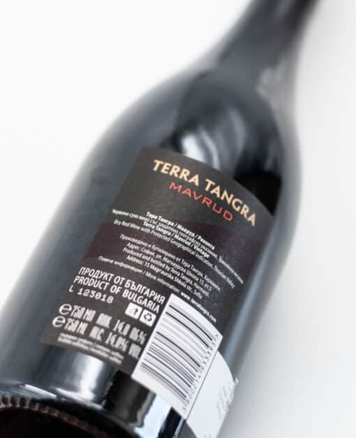 Vína z bulharska Mavrud Terra Tangra etiketa