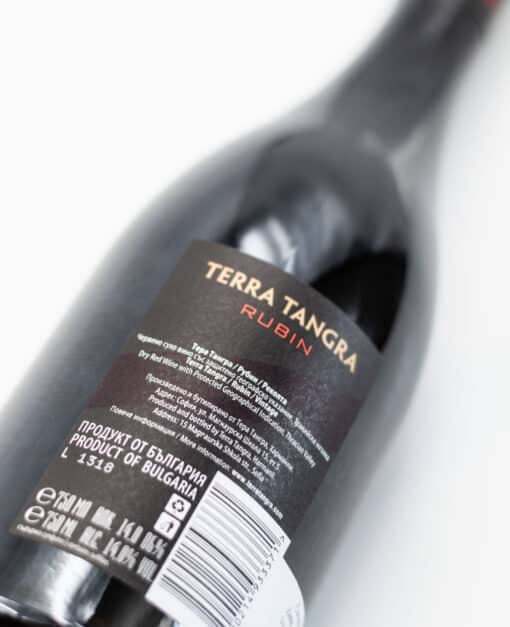 etiketa rubin červené víno terra tangra