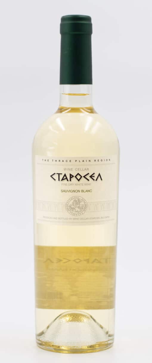 Bulharska vína bílá řady Starosel Sauvignon Blanc