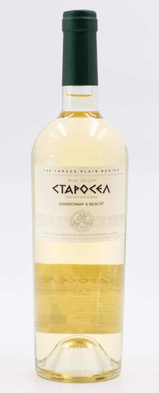 Starosel Winery bulharské bílé víno Chardonnay a Muskat prowine.cz
