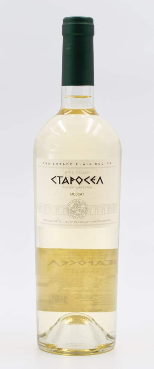 Bulharská vína řady Starosel Muscat ( Muškát Ottonel)