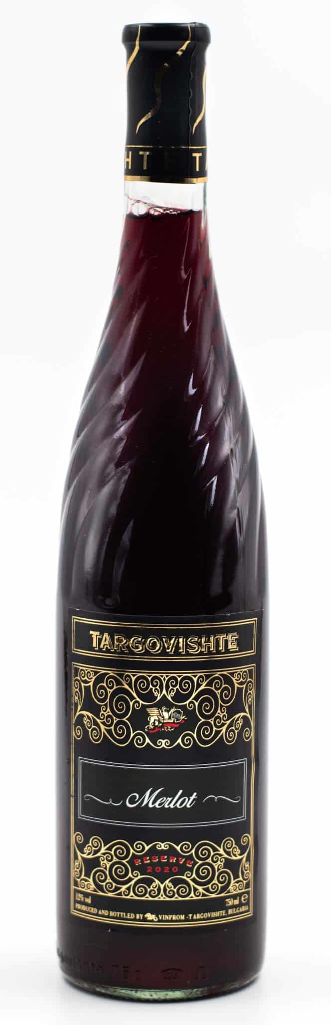 Bulharské víno Merlot Targovishte prowine