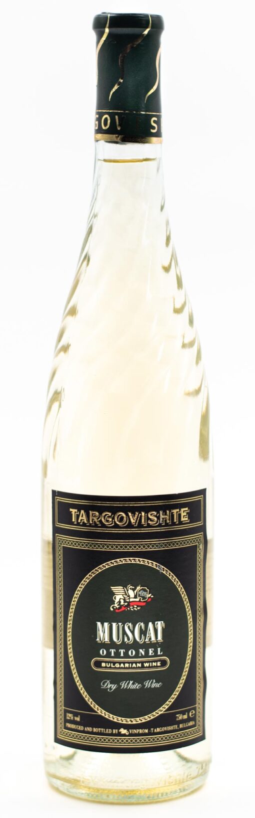 Bulharské víno bílé suché Targovishte Muscat prowine