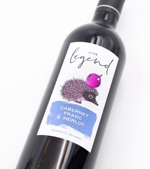Bulharská vína řady legend live Cabenet a Merlot Nissovo