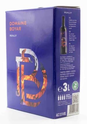 Domaine Boyar Graffity Merlot Bag-in-Box 3 l – bulharské červené víno