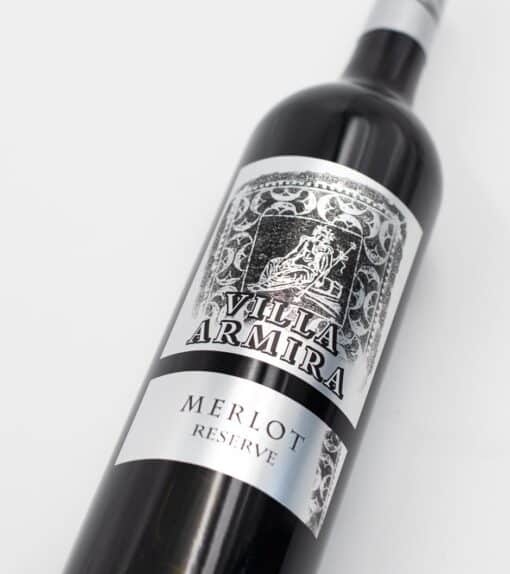 Červené bulharské suché víno Villa Almira Merlot